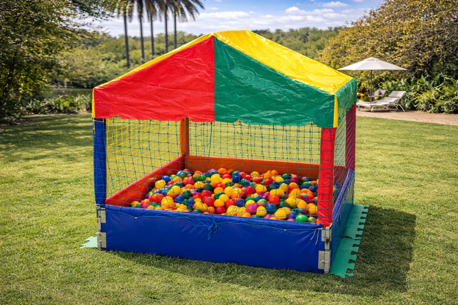 Piscina de Bolinha — brinquedo médio para festa infantil no Rio de Janeiro